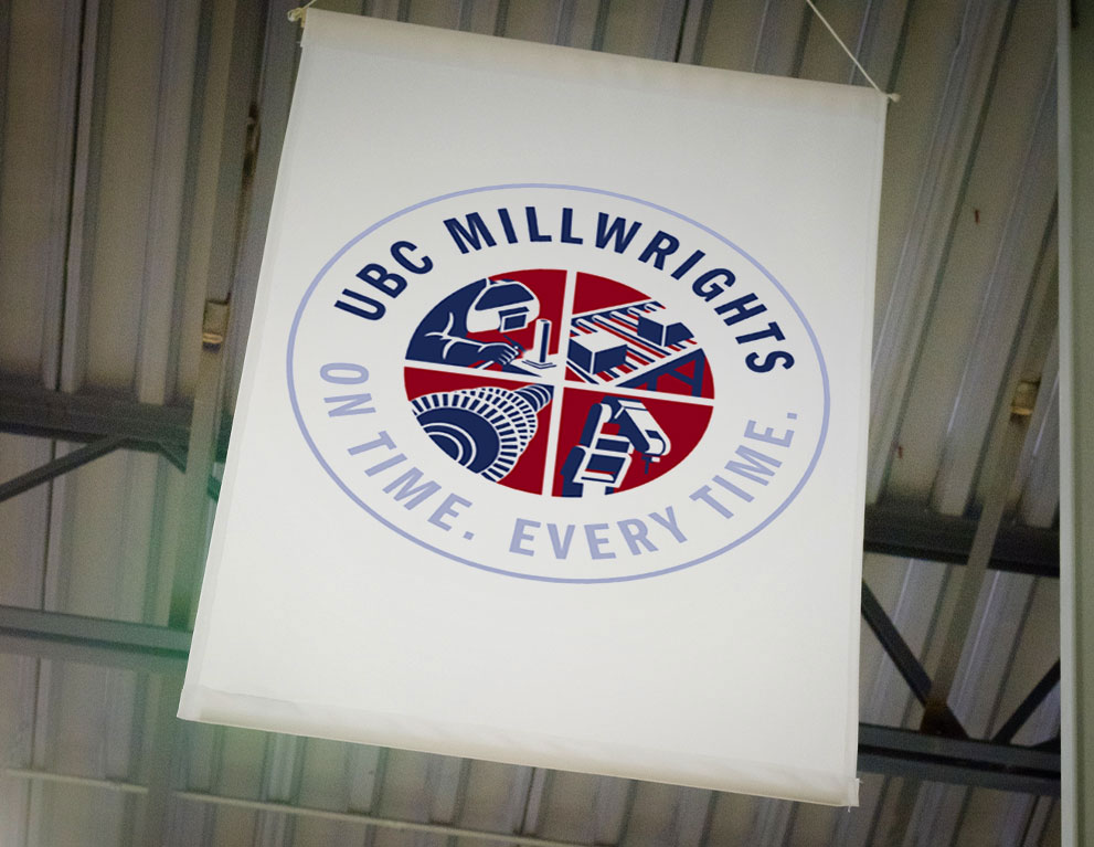 UBC Millwrights Banner